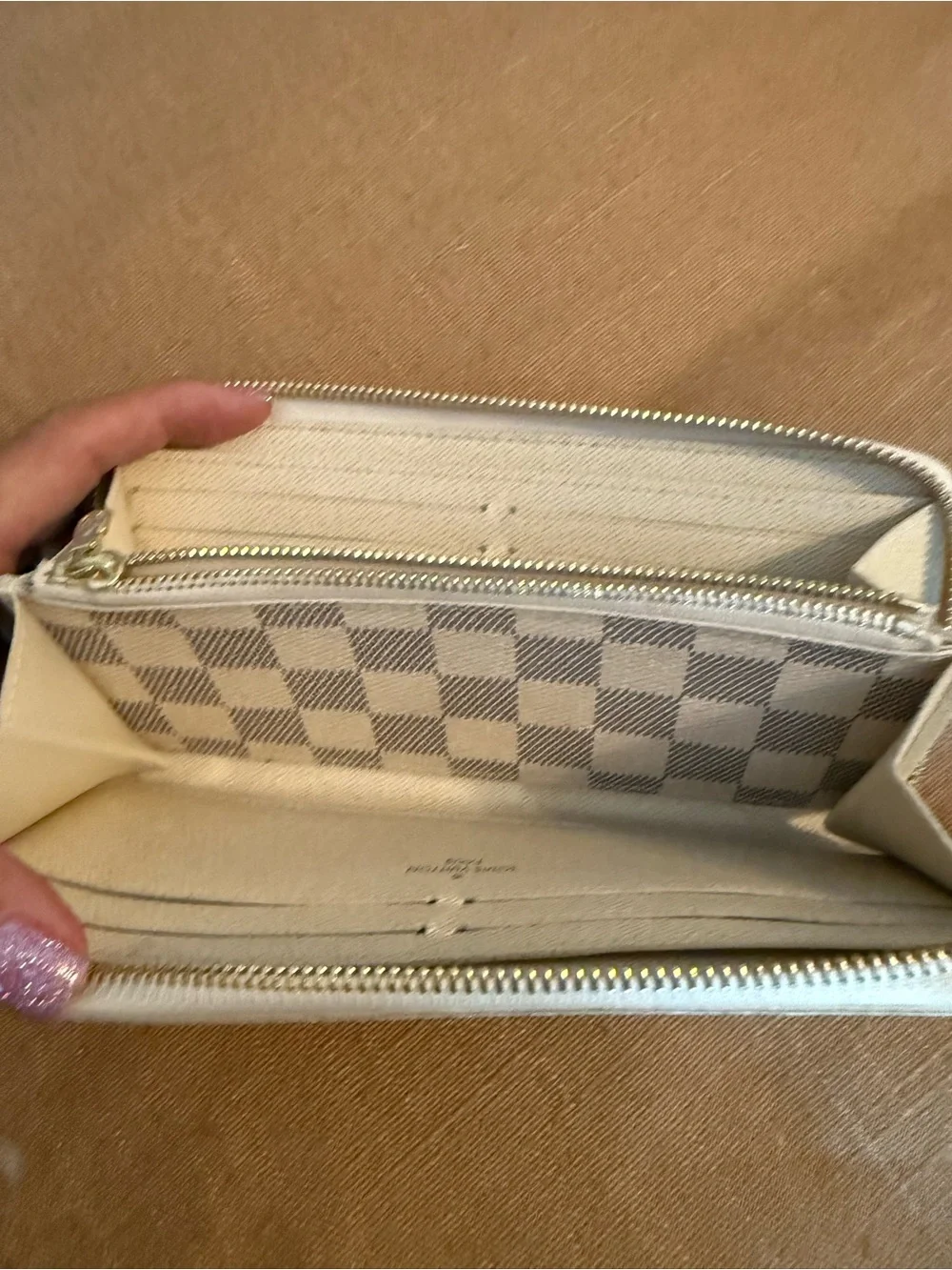 Louis Vuitton Damier Azur Zip Wallet